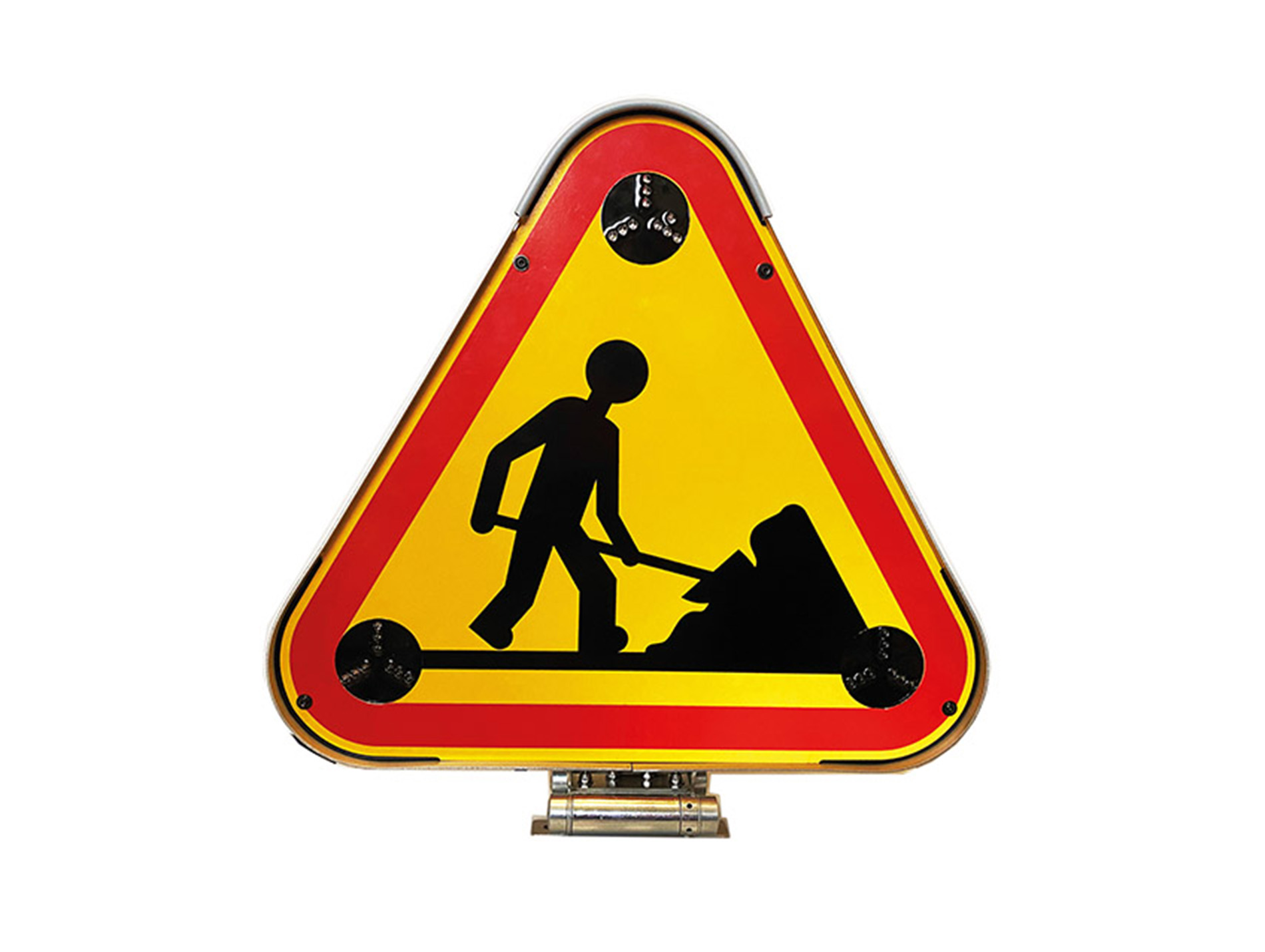 Triangle de signalisation Trileds BUISARD en aluminium 12/24v